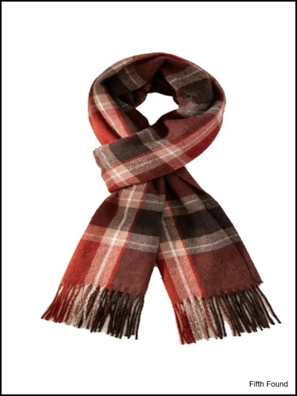 Tartan Plaid Scarf Soft Polyester Blend 78x14 Inch Tassel Unisex Winter Wrap
